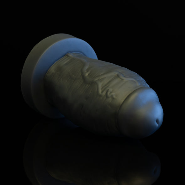 Tuna Can Jerry - Large - Black - Soft Firmness - Attachment Hole (Discounted)