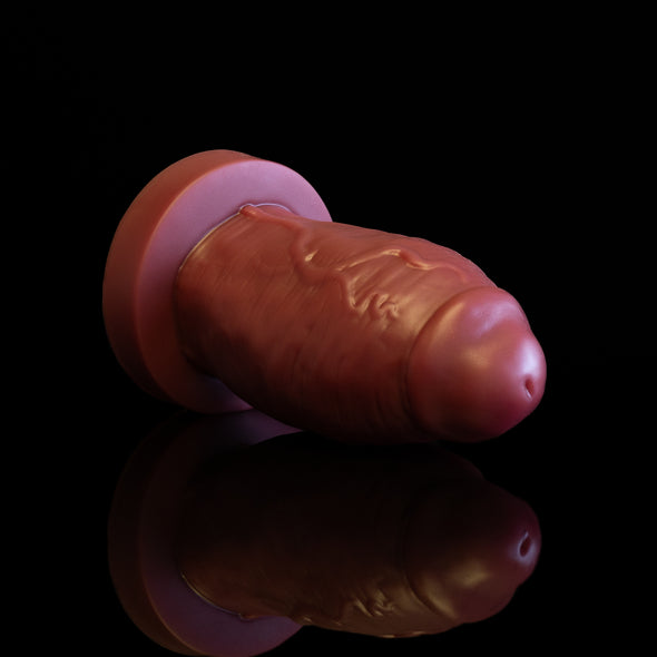 Tuna Can Jerry - Large - Blood Red - Medium Firmness - Attachment Hole