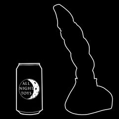 Man Bear Pig - Large - Black - Medium Firmness - Attachment Hole (Discounted)